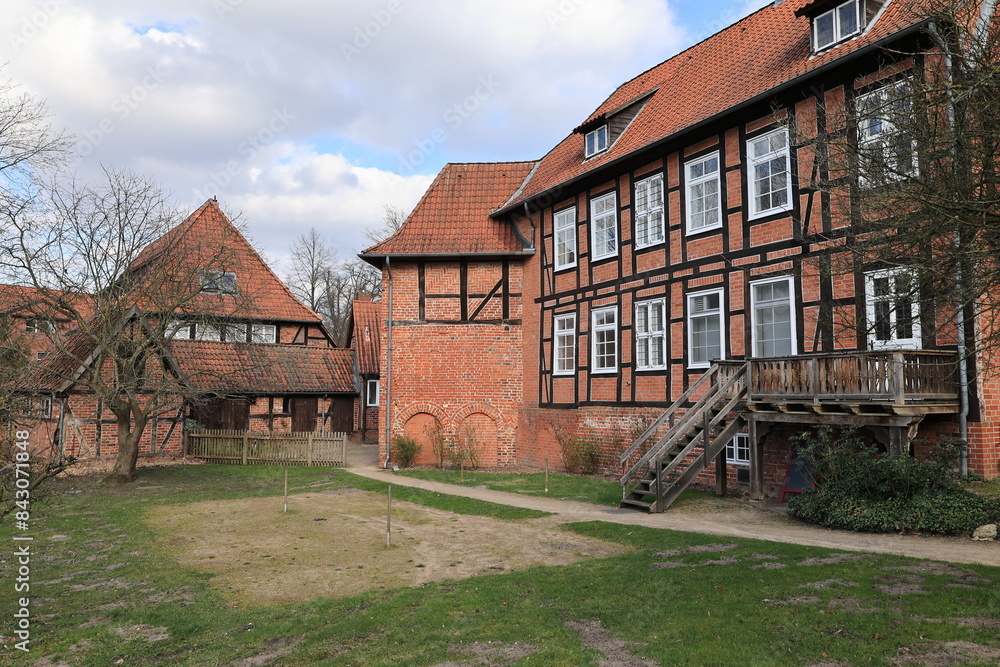 Ansicht des Klosters Lüne in der Stadt Lüneburg, Niedersachsen Ansicht des Klosters Lüne in der Stadt Lüneburg, Niedersachsen