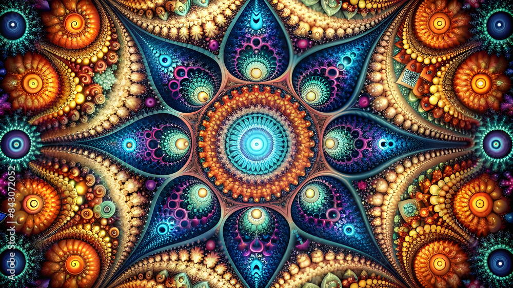 digital fractal pattern art digital fractal pattern art