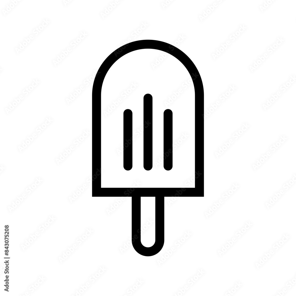 Refreshing Ice Cream Icon for Desserts and Summer Treats Refreshing Ice Cream Icon for Desserts and Summer Treats