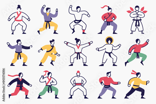 martial arts icons