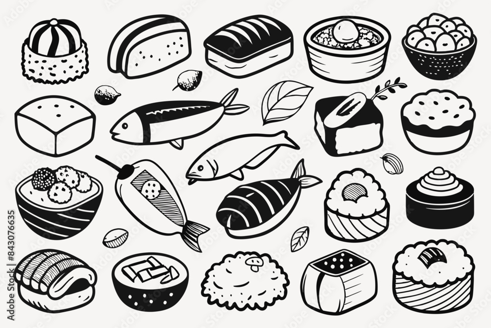 sushi icons sushi icons