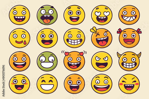 emojis smileys icons