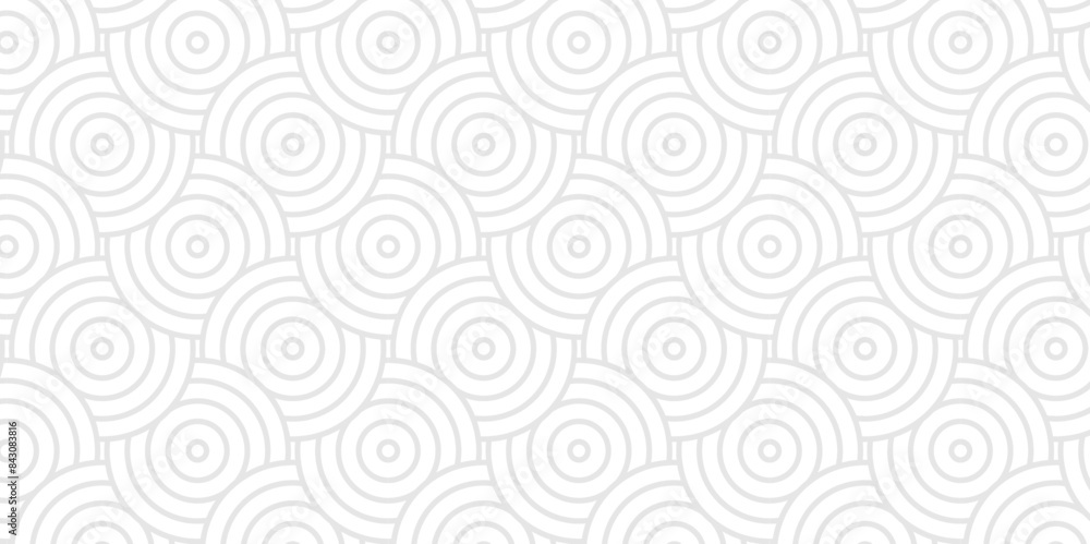 Overlapping Pattern Minimal diamond geometric waves spiral and abstract circle wave line. white and gray color seamless tile stripe overlap creative retro square line backdrop pattern background. Overlapping Pattern Minimal diamond geometric waves spiral and abstract circle wave line. white and gray color seamless tile stripe overlap creative retro square line backdrop pattern background.