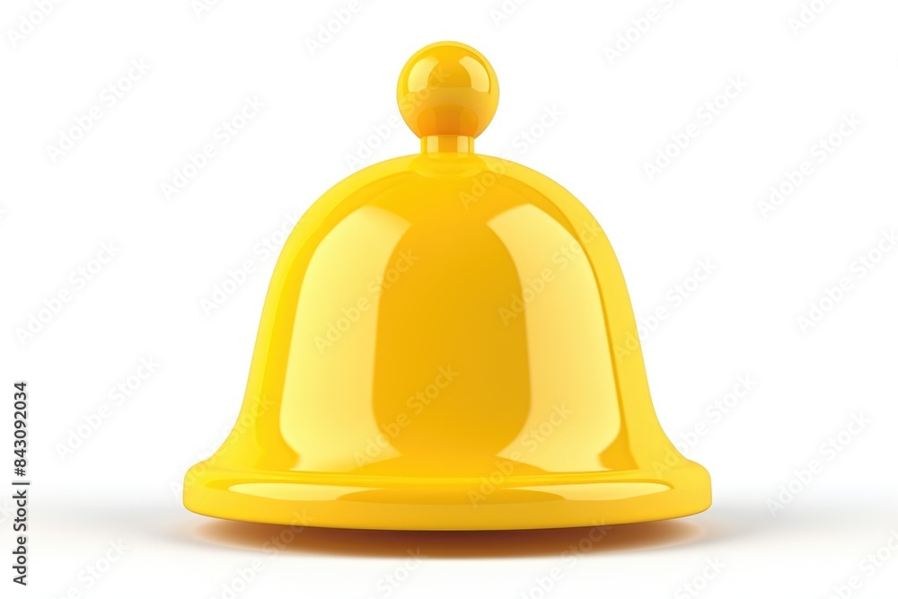 Bell Graphic. Yellow Icon Bell Alarm for Web Reminder and Notification. 3D Illustration Bell Graphic. Yellow Icon Bell Alarm for Web Reminder and Notification. 3D Illustration