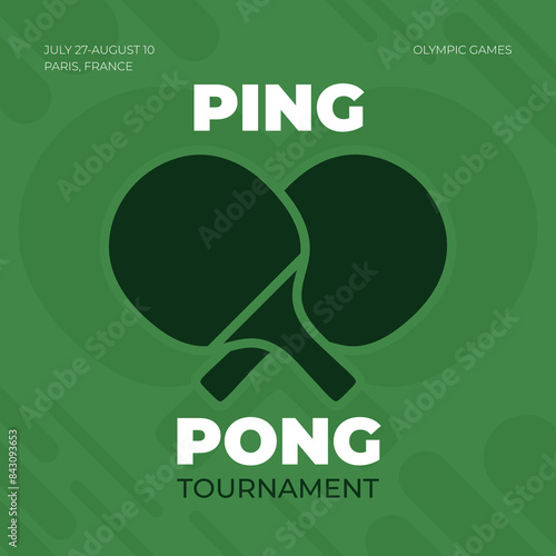 Table tennis tournament, championship, promotion flyer. Pingpong competition, indoor sport game, placard, cards background,banner.