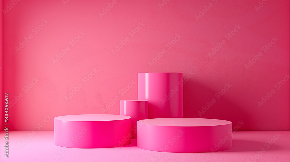 Sets Composition of steps realistic Minimal background. simple podium pink color background environment with copy space for product presentation. 3d rendering illustration.
Sets Composition of steps realistic Minimal background. simple podium pink color background environment with copy space for product presentation. 3d rendering illustration.