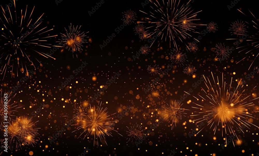 Fireworks background. Happy New Year background , AI generative Fireworks background. Happy New Year background , AI generative