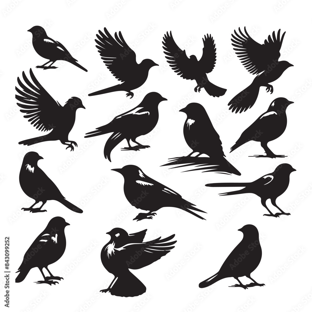 flying bird bundle silhouette flying bird bundle silhouette