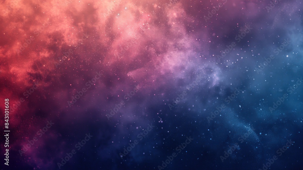 Obraz premium Illustration of colorful dust explosions during Holi celebrations, with an abstract background. Ai generated image