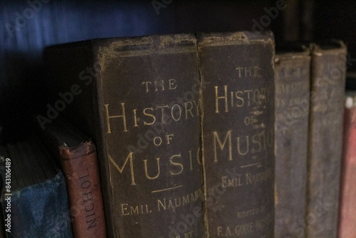 old book on table