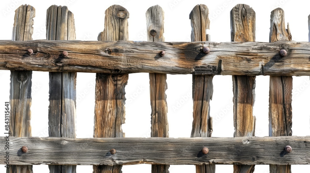 Weathered Wooden Fence Weathered Wooden Fence