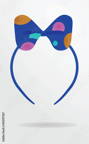 Clown headband mask. vector illustration