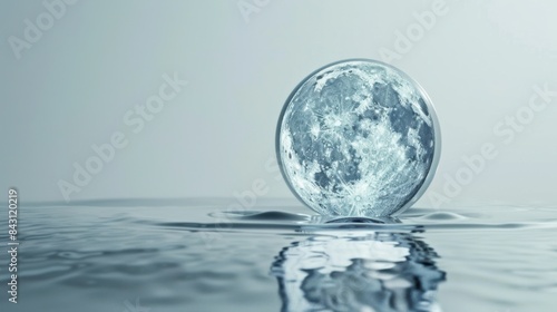 Wallpaper Mural Water droplet reflection Torontodigital.ca