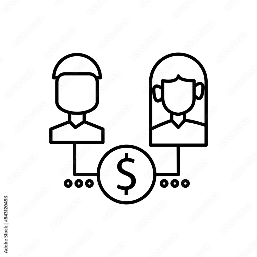 Affiliate Marketing Icon for Online Business and Partnerships Affiliate Marketing Icon for Online Business and Partnerships