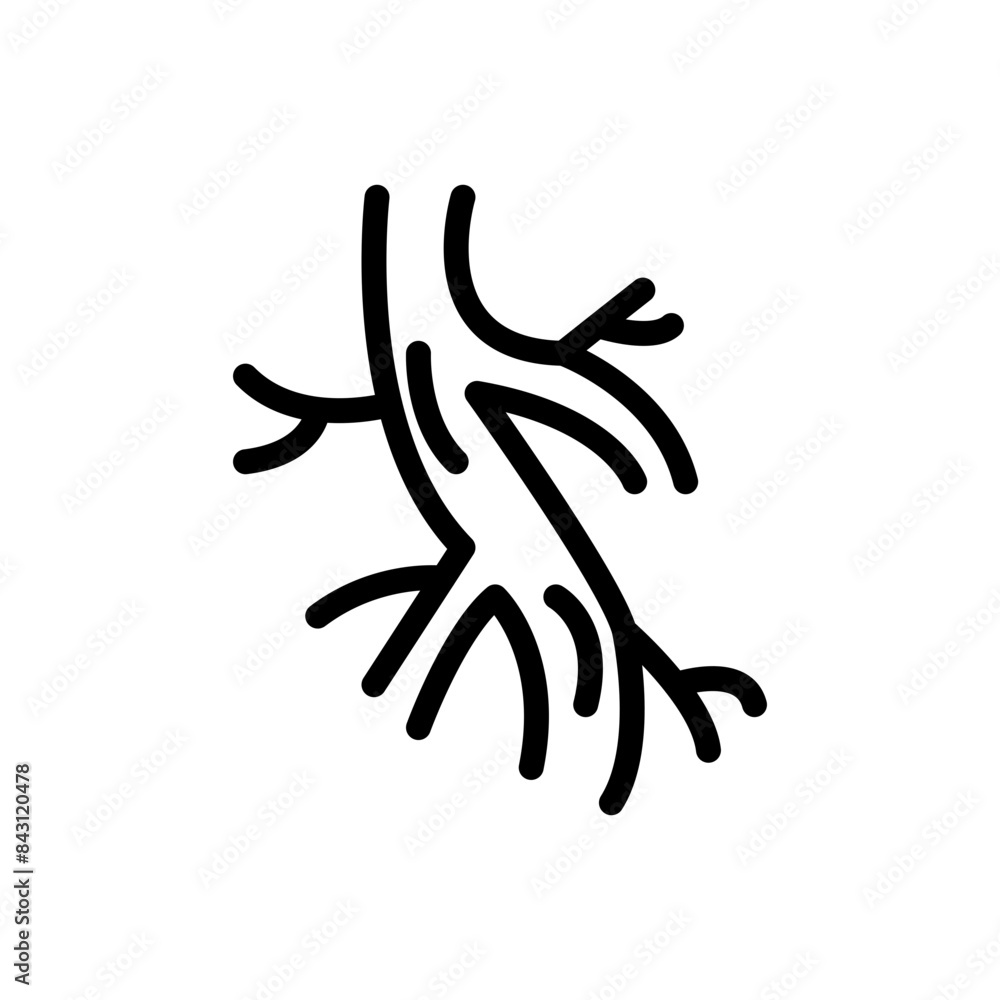 Human Artery Icon for Medical and Health Education Human Artery Icon for Medical and Health Education