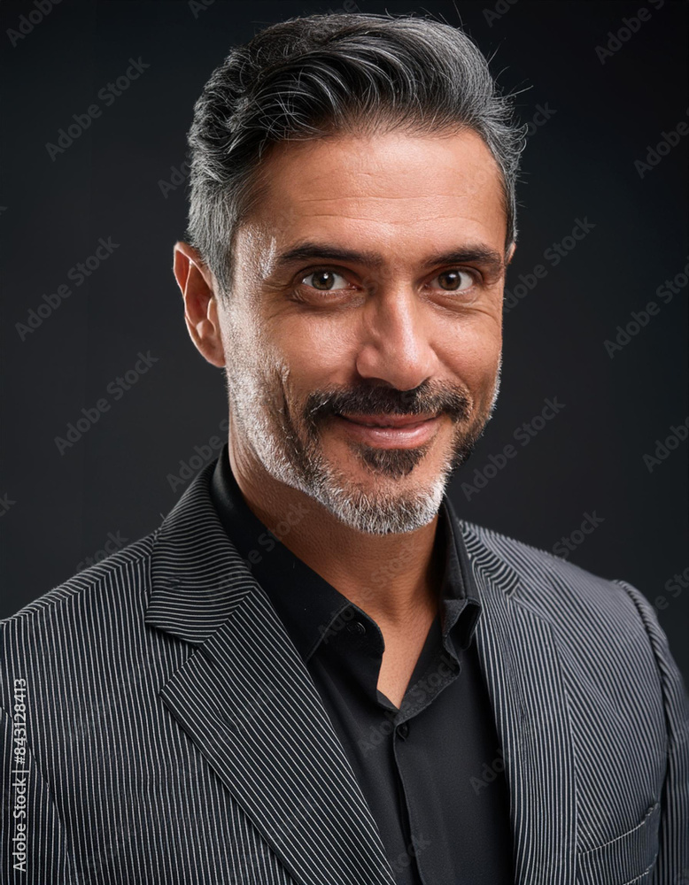 Obraz premium portrait of a man business man in the studio