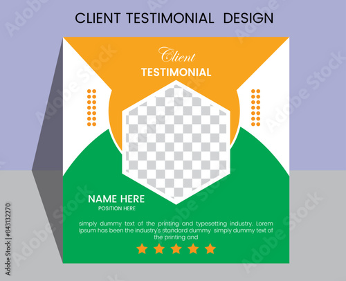 Testimonial Design Projects customizable testimonial templates.