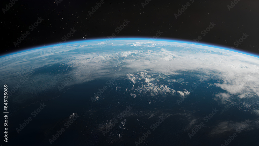 Obraz premium Earth planet in space 