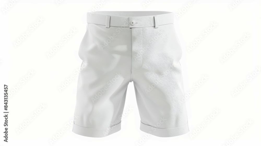 Shorts mockup, blank for design. Merchandise advertising. Background with copy space Shorts mockup, blank for design. Merchandise advertising. Background with copy space
