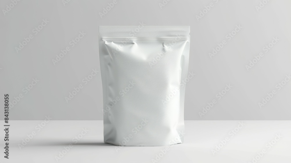 Food bag mockup, template for design. Merchandise advertising. Background with copy space Food bag mockup, template for design. Merchandise advertising. Background with copy space