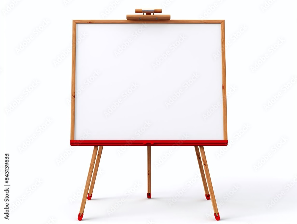Whiteboard, isolate on white background, dicut PNG style Whiteboard, isolate on white background, dicut PNG style