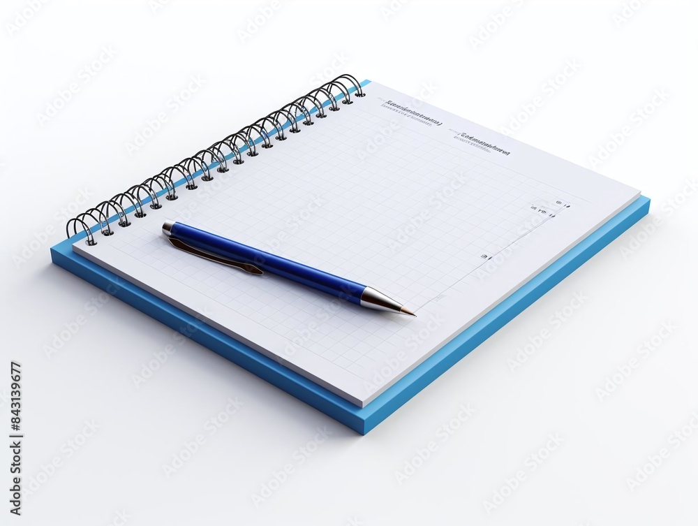Agenda, isolate on white background, dicut PNG style Agenda, isolate on white background, dicut PNG style