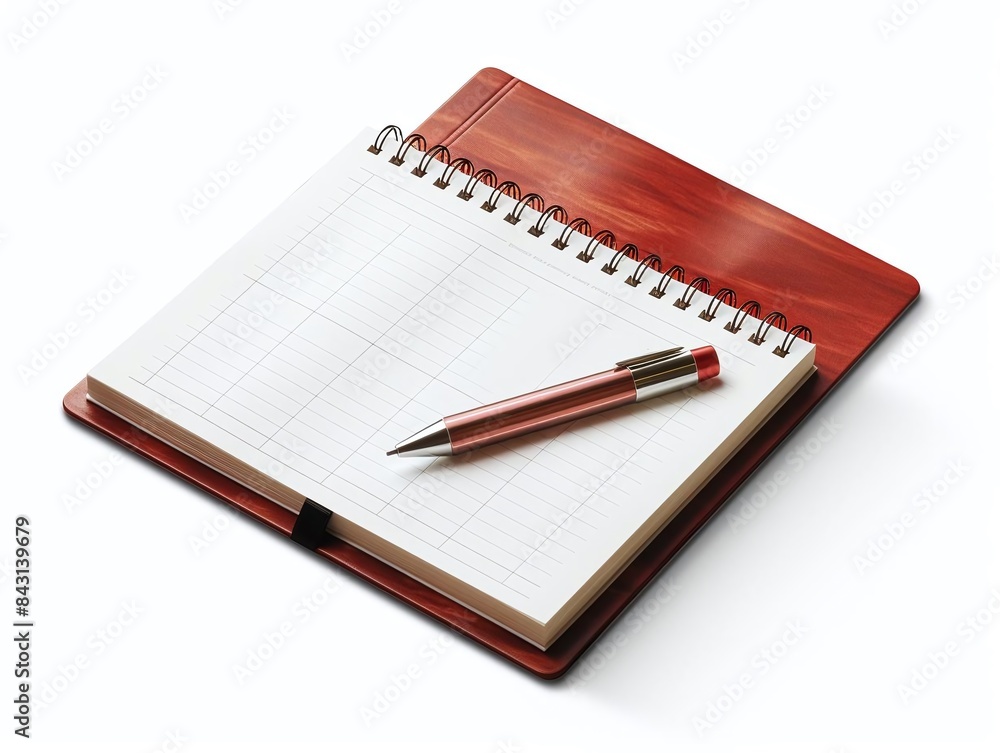Agenda, isolate on white background, dicut PNG style Agenda, isolate on white background, dicut PNG style