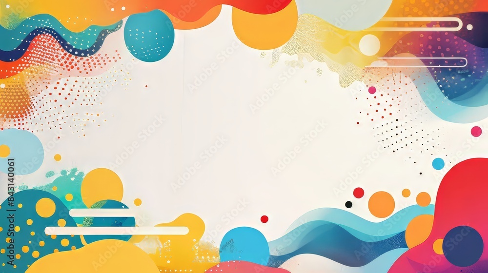 Abstract Colorful Shapes Background Abstract Colorful Shapes Background