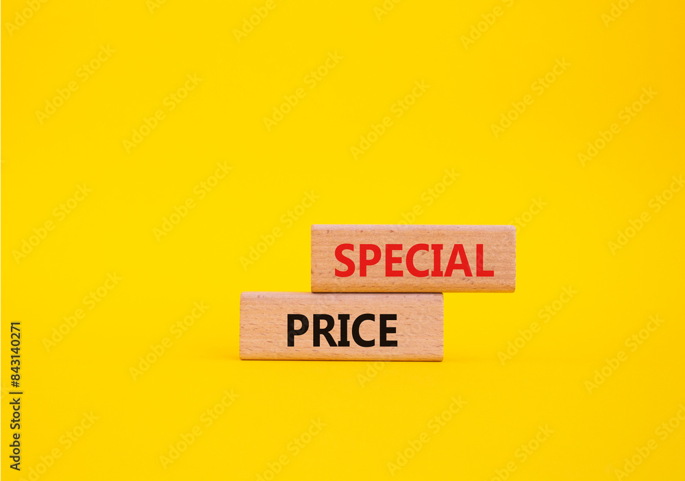 Special Price symbol. Concept word Special Price on wooden blocks. Beautiful yellow background. Business and Special Price concept. Copy space Special Price symbol. Concept word Special Price on wooden blocks. Beautiful yellow background. Business and Special Price concept. Copy space