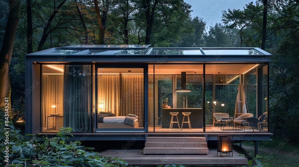 Obraz premium Modern villa exterior design