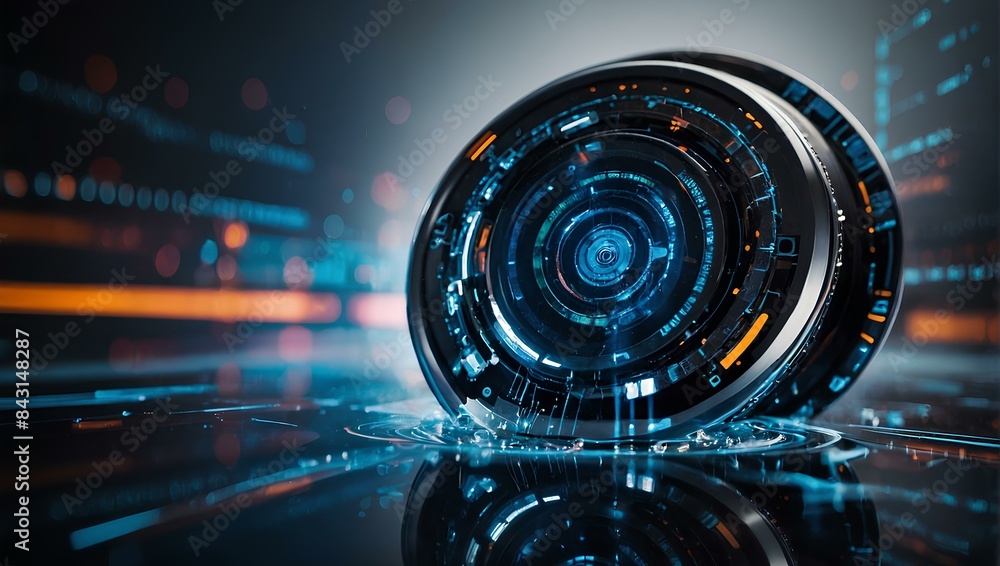 Fototapeta premium technology abstract background