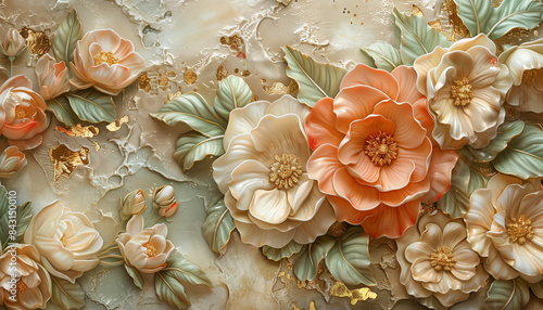 Vintage Floral Wall Art