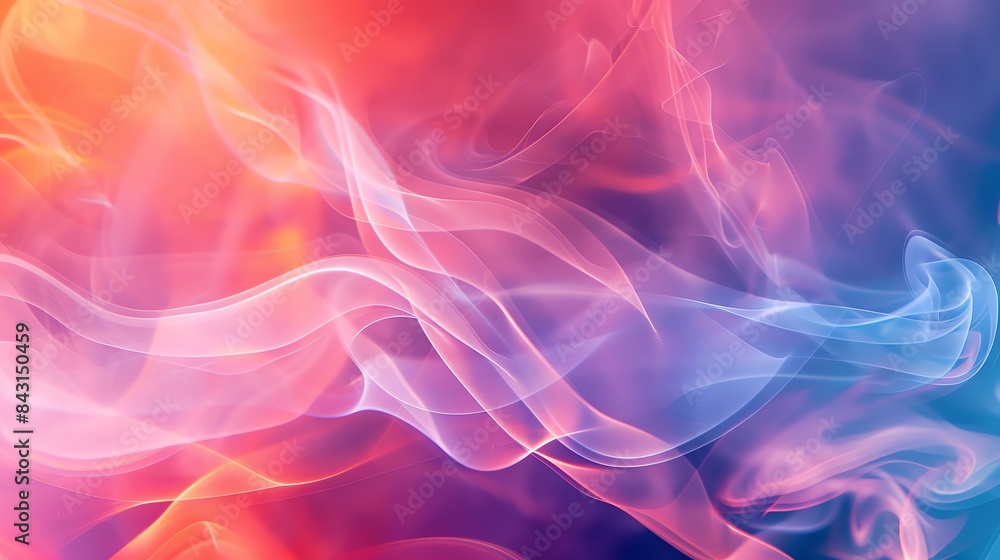 Fototapeta premium Abstract background with colorful smoke.