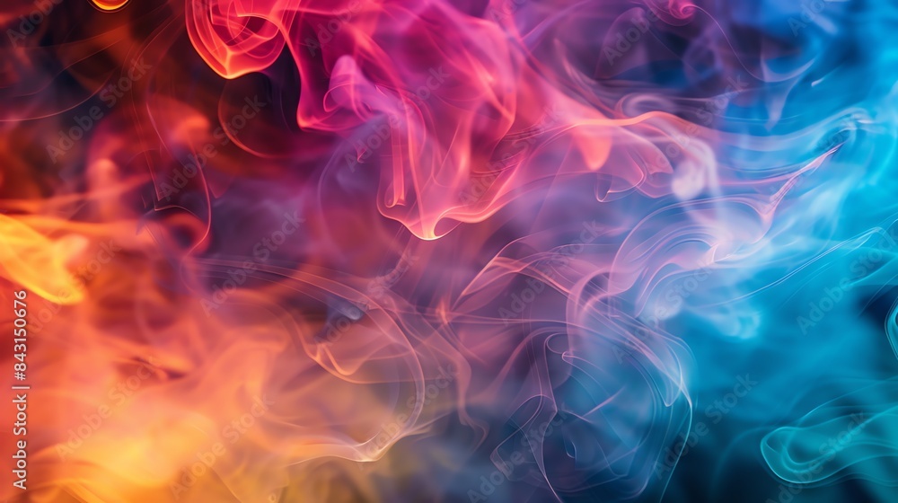 Colorful smoke background. Abstract smoke texture. Colorful smoke background. Abstract smoke texture.