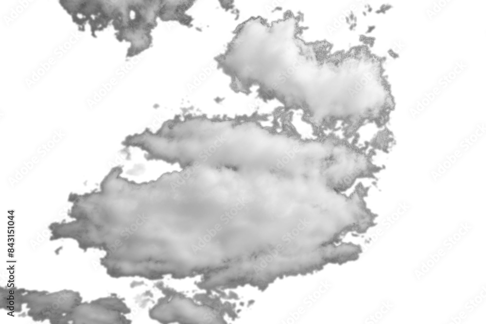 white fluffy clouds isolated on a black background white fluffy clouds isolated on a black background