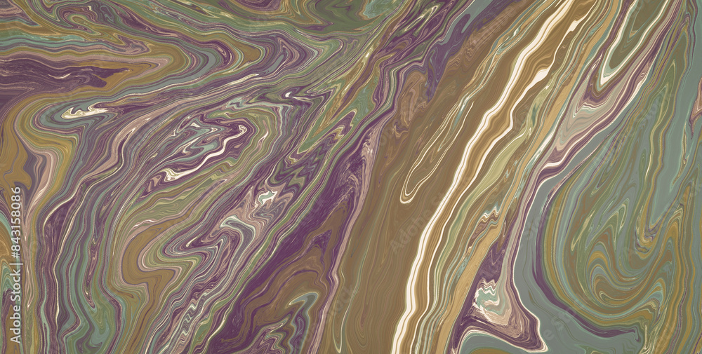 Naklejka premium Captivating Translucence: Unleashing the Charm of Liquid Art in Oil Paint