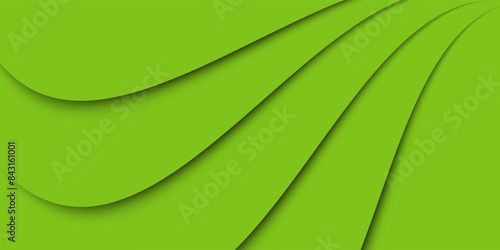 Modern liquid background with green gradient. Dynamic shape composition. photo