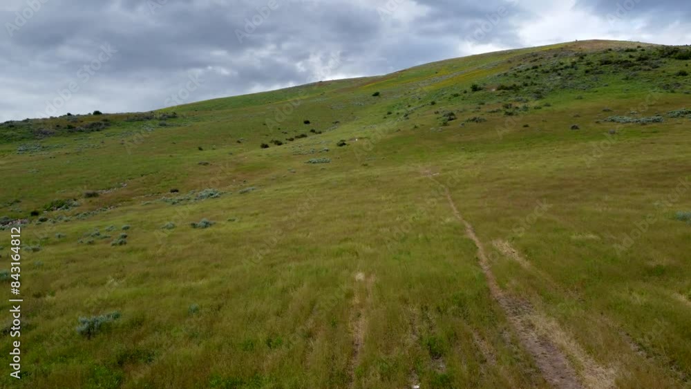 4k Aerial Views of Outdoor Long Range Shooting Range into Mountain 4k Aerial Views of Outdoor Long Range Shooting Range into Mountain