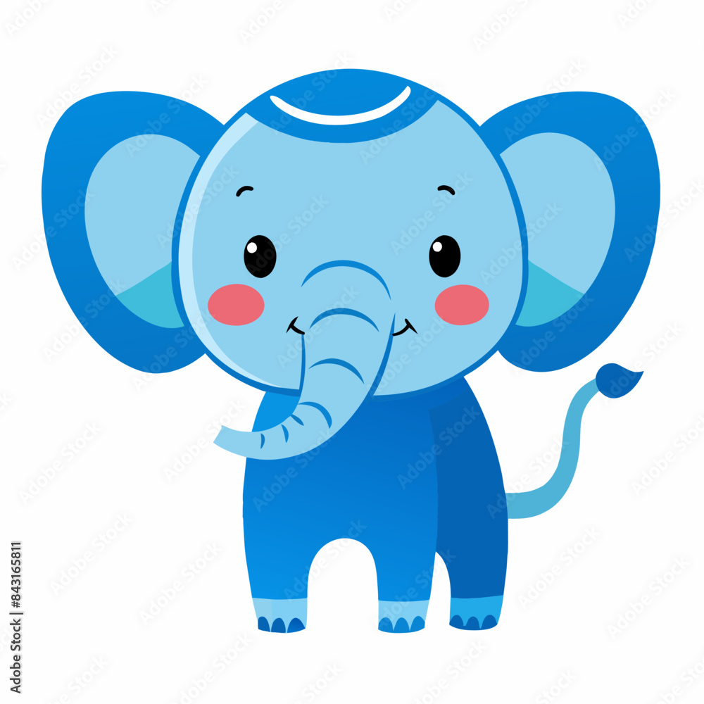 Blue Baby Elephant Comes to Life on Paper: An amazing vector illustration of a child's drawing that reflects purity and creativity.
Blue Baby Elephant Comes to Life on Paper: An amazing vector illustration of a child's drawing that reflects purity and creativity.