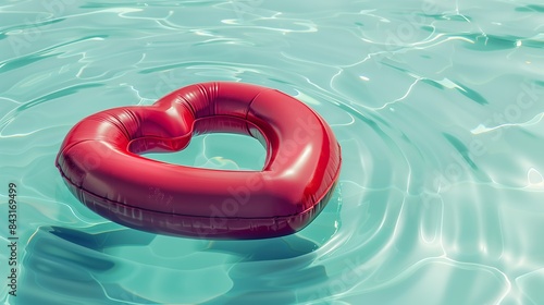Heart-Shaped Pool Float