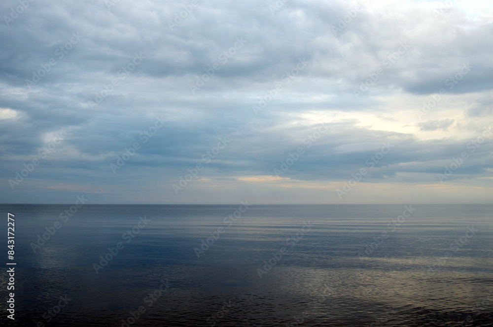 Lake Ladoga by cloud day. Lake Ladoga by cloud day.