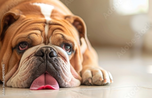 english bulldog puppy sitting © Alizeh