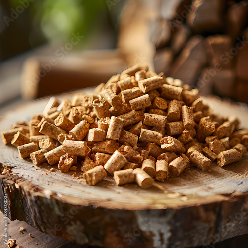 Biomass: Biomass Pellets for Renewable Energy, bio energy - High Resolution Image