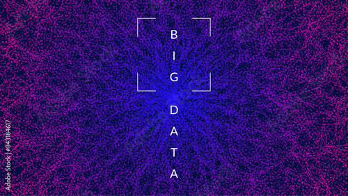 Technology Background. Future intelligence in innovative digits. Cover of dots with a backdrop of velocity. Mobile analytics for global information security. Innovate Background.