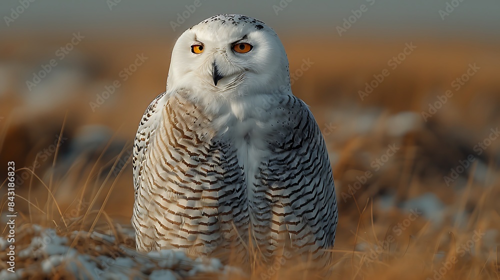 Snowy Owl Bubo scandiacus majestic bird of Arctic regions Capture its hunting skills adaptations to cold and environmental threats Snowy Owl Bubo scandiacus majestic bird of Arctic regions Capture its hunting skills adaptations to cold and environmental threats