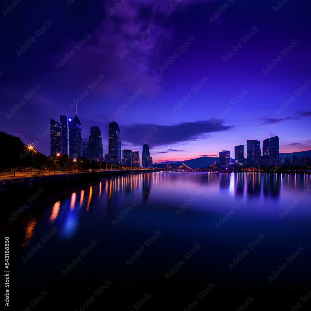Fototapeta premium city at night