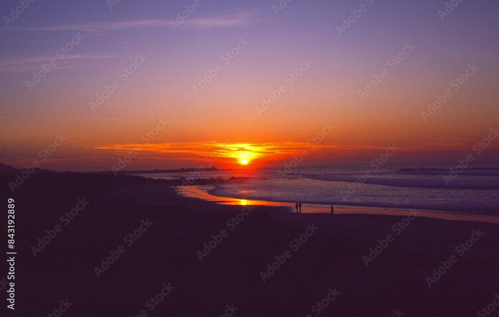 Fototapeta premium sunset on the beach