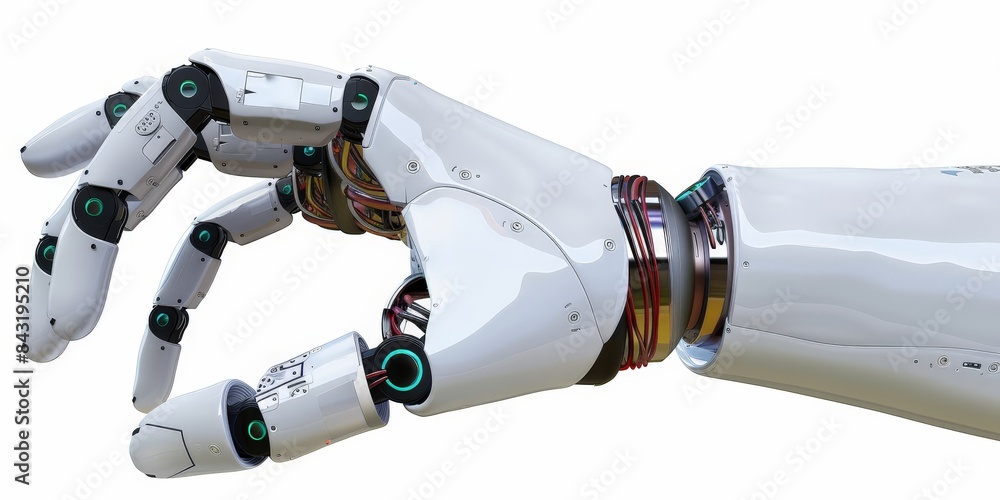 High-resolution PNG sticker of a robot hand with transparent background. High-resolution PNG sticker of a robot hand with transparent background.