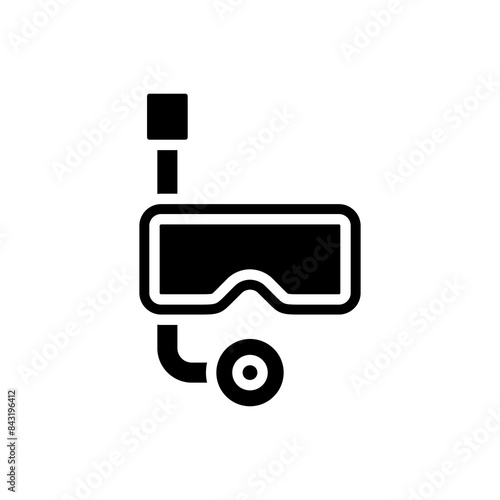 snorkel mask icon symbol vector template