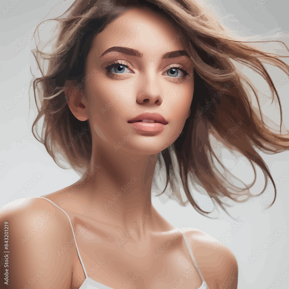 Beautiful Woman Ilustration Design Very Beautiful Beautiful Woman Ilustration Design Very Beautiful